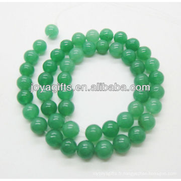Perles de pierres aventurines vertes en forme de 8MM